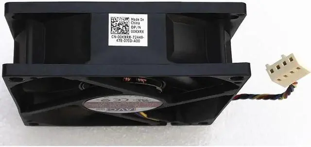 Alt view image 2 of 3 - DS08025R12U 8025 8CM fan 80mm DC 12V 0.70A 64cfm pwm cooling fan pc computer