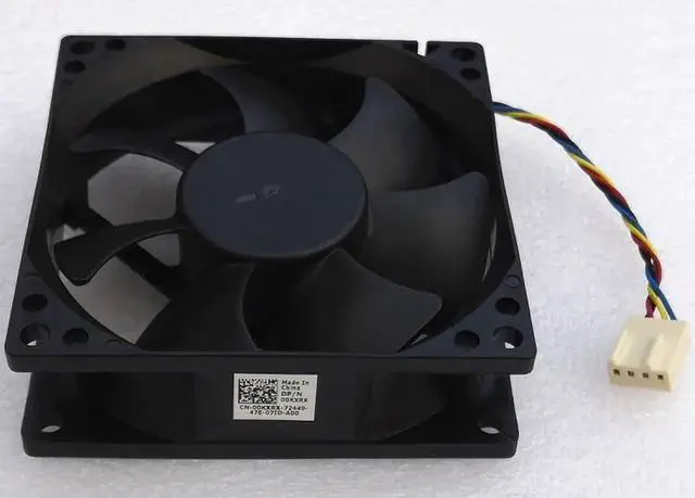 Alt view image 3 of 3 - DS08025R12U 8025 8CM fan 80mm DC 12V 0.70A 64cfm pwm cooling fan pc computer