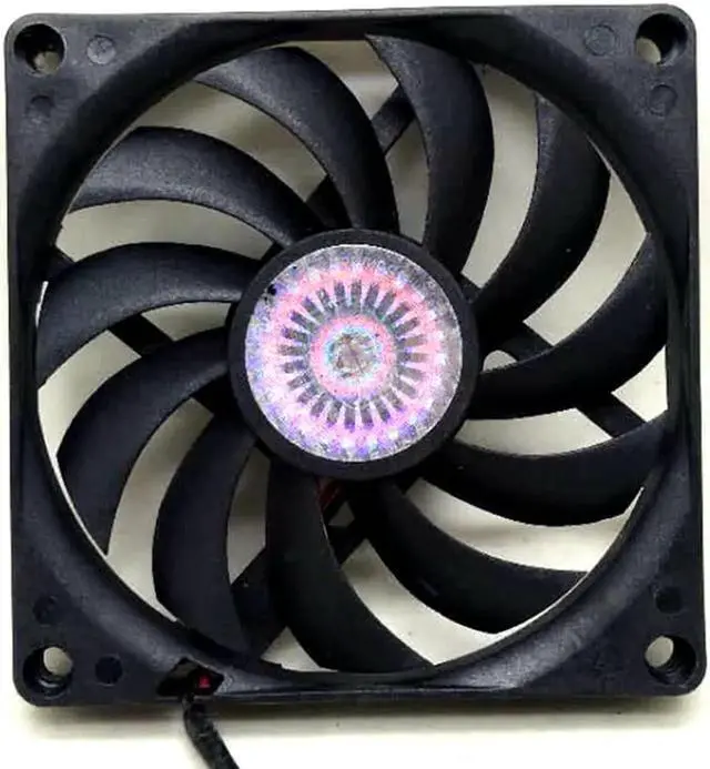 Alt view image 3 of 5 - 2pcs/pair slim USB fan 80mm*10mm DC5V A8010-20RA-2JN-F1 5V 0.25A 8010 8CM Ultra-thin silence cooling fan