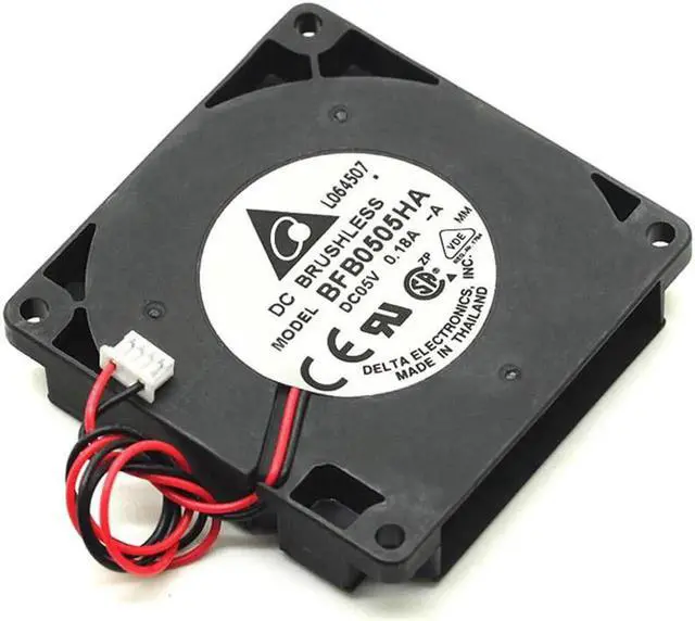 Alt view image 4 of 5 - For 50mm BFB0505HA-A fan 5V 0.18A 5010 side turbine blower 5CM\/cm fan