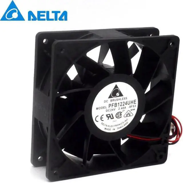Main image of 2pcs and PFB1224UHE 12CM 24V 2.40A inverter cooling fan violence Delta 120 * 120 * 38mm
