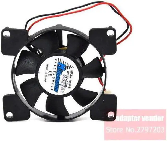 Alt view image 3 of 5 - NEW ADDA AD0412MX-G70 cooling fan with heatsink