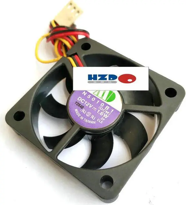 Main image of 5cm N5010B1 5010 12v 1.6w 3wire cooling fan
