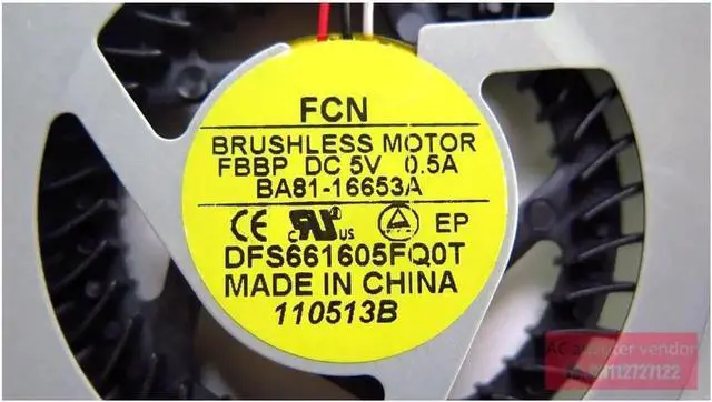 Alt view image 2 of 6 - New Replace FOR samsung NP 550P5C 550P7C laptop CPU fan