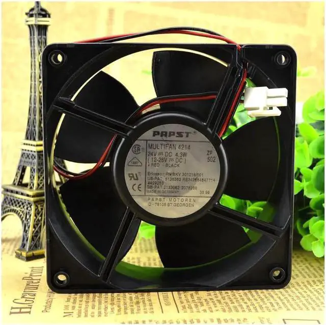 Main image of PAPST4214 axial fan 120 * 120 * 38mm cooling fan 12cm fan 24V cooling fan