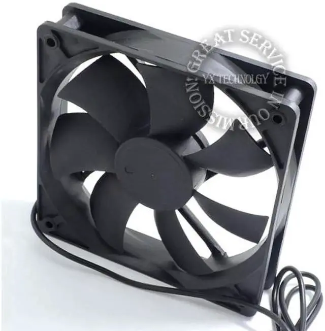 Alt view image 3 of 6 - 12025 5V USB interface fan 12CM fan/USB fan/fan base routing cooling