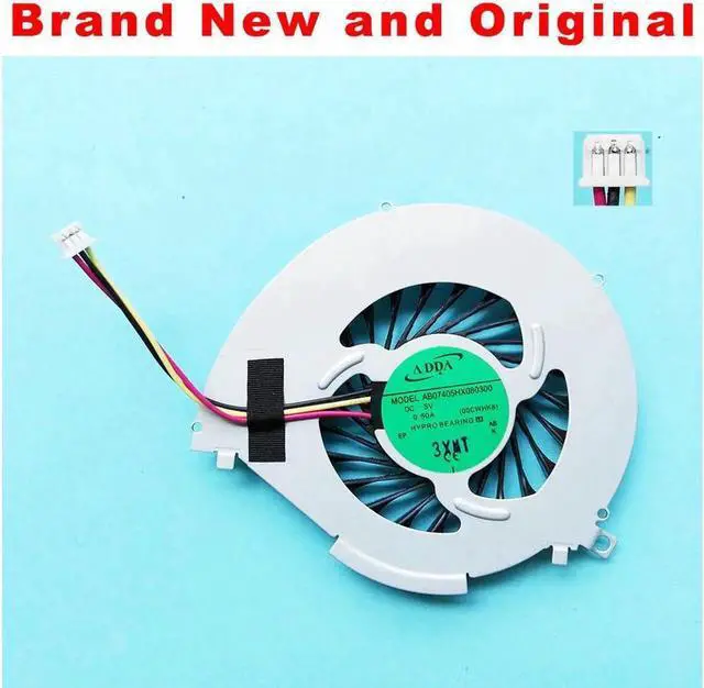 Main image of New Original cpu fan for SONY SVF142A23T 142A24T 142A25T 142A2 laptop cpu cooling fan cooler AB07405HX080300 00CWHK8 fan