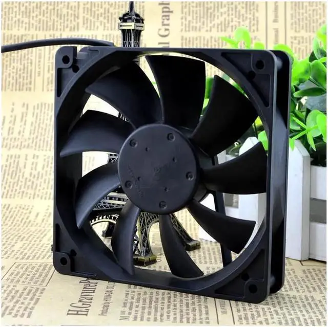 Alt view image 3 of 4 - For NMB 12025 12V 0.22A 12CM Silent Chassis Fan Computer Fan 4710KL-04W-B19 cooling fan