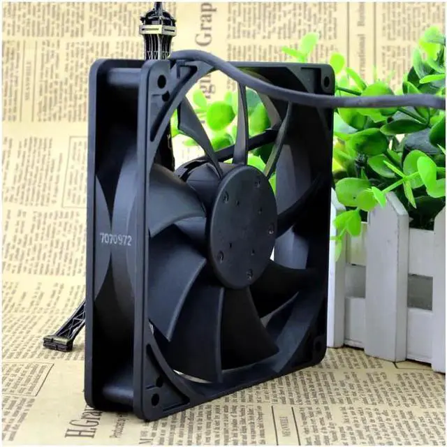 Alt view image 2 of 4 - For NMB 12025 12V 0.22A 12CM Silent Chassis Fan Computer Fan 4710KL-04W-B19 cooling fan