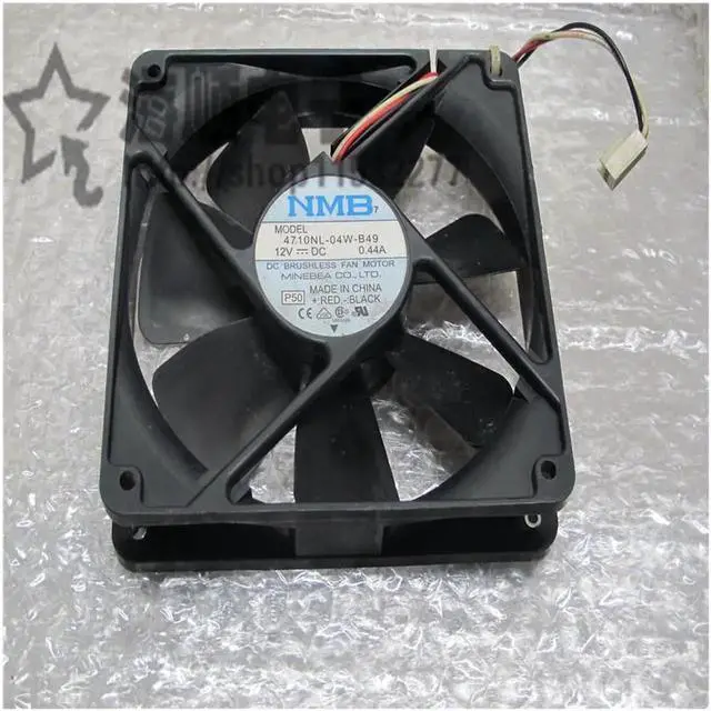 Alt view image 3 of 5 - NMB 4710NL-04W-B49 12V 0.44A 12cm 12025 Fan Server Chassis Fan,Cooling Fan