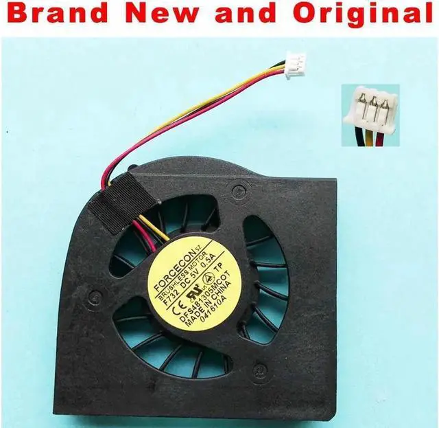 Main image of New Original CPU cooling fan for MSI GX700X GX700 EX700 laptop cpu cooling fan cooler DFS481305MC0T F732