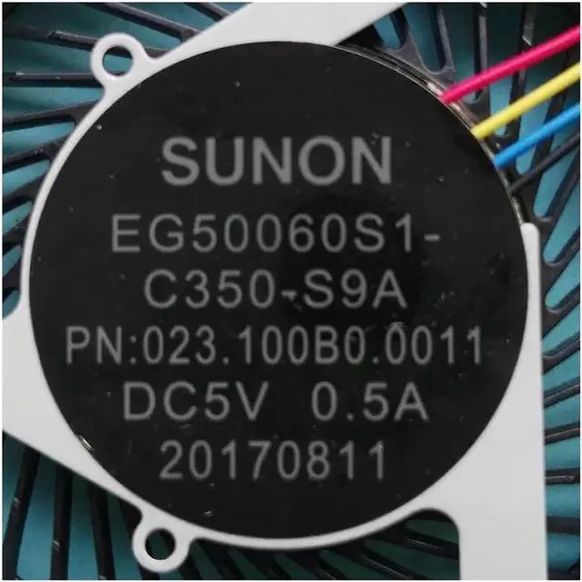 Alt view image 2 of 4 - NEW ORIGINAL CPU COOLING FAN FOR SUNON EG50060S1-C350-S9A 023.100B0.0011 023100B00011 LAPTOP FAN COOLER