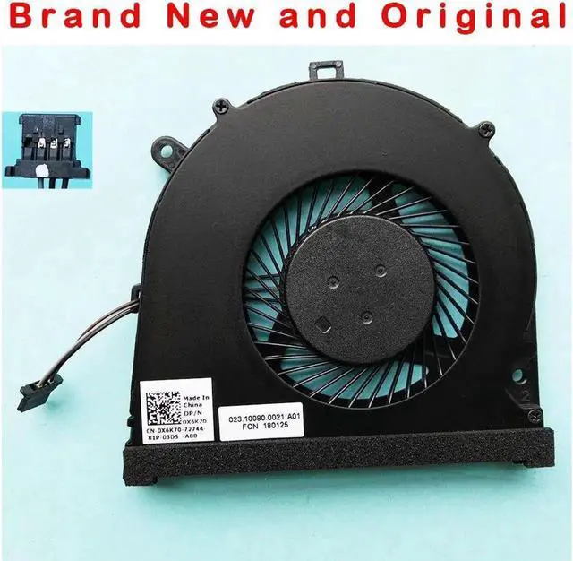 Main image of New Original CPU cooling for D.ell Latitude 15 L3580 3580 E3580 Fan cpu fan cooler 0X6K70 X6K70 NS85A00-16E16 023.10080.0011