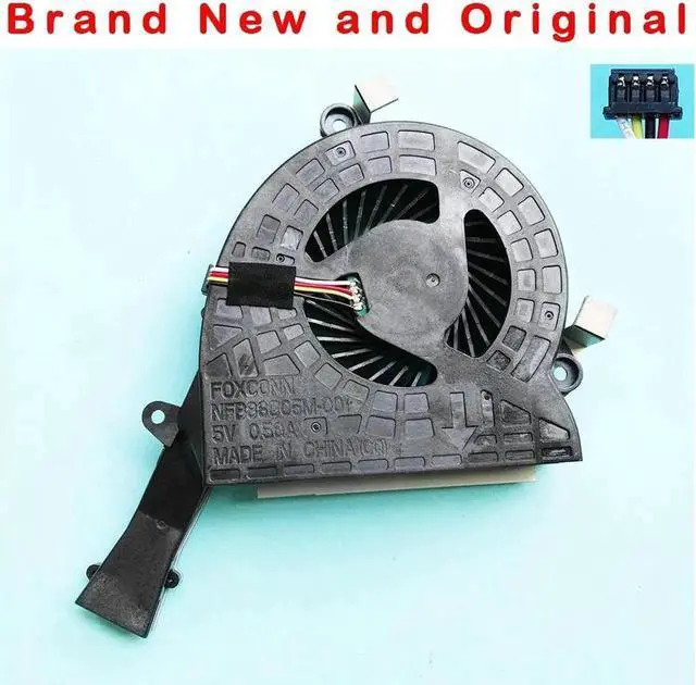 Main image of New original fan for HP Pavilion All IN One 24-B 24-B223W 24-B009 CPU cooling fan cooler 863804-001 NFB88C05M-001 5V 0.5A