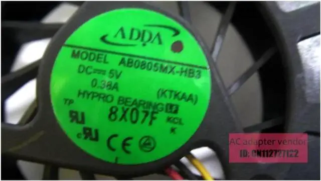 Alt view image 3 of 5 - FOR TOSHIBA Satellite A200 A350 A355 A355D A350-12J fan CPU cooling fan