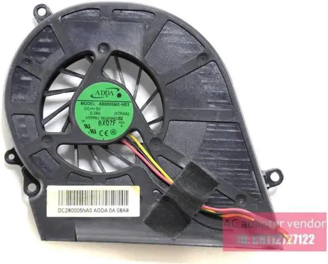 Alt view image 2 of 5 - FOR TOSHIBA Satellite A200 A350 A355 A355D A350-12J fan CPU cooling fan