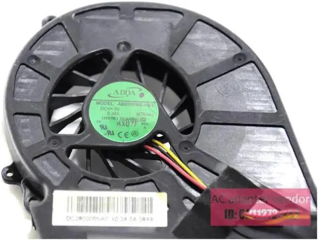 Alt view image 4 of 5 - FOR TOSHIBA Satellite A200 A350 A355 A355D A350-12J fan CPU cooling fan
