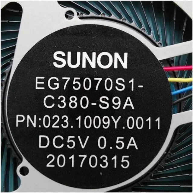 Alt view image 2 of 3 - new original cpu fan for L.ENOVO B720 cpu cooling fan cooler EG75070S1-C380-S9A 123.1009Y.0011