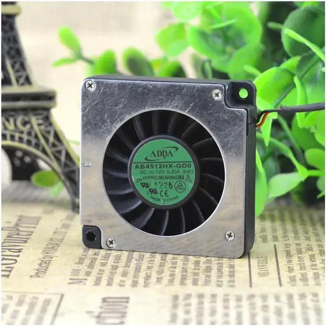 Alt view image 2 of 5 - AB4512HX-GD0 4CM 4510 12V 0.20A Turbo Blower Centrifugal Fan cooling fan