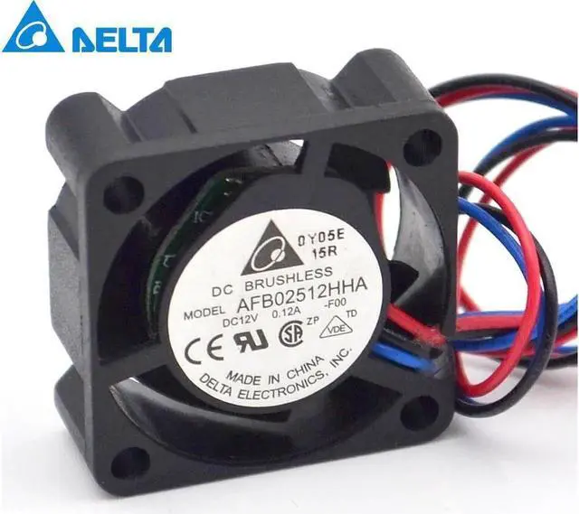Main image of Delta fan AFB02512HHA 2.5CM12V 0.12A cooling Fan 2wire or 3wire For SUN 370-5126 V240 V210 P\/N:3705126-01 25x25x10 mm