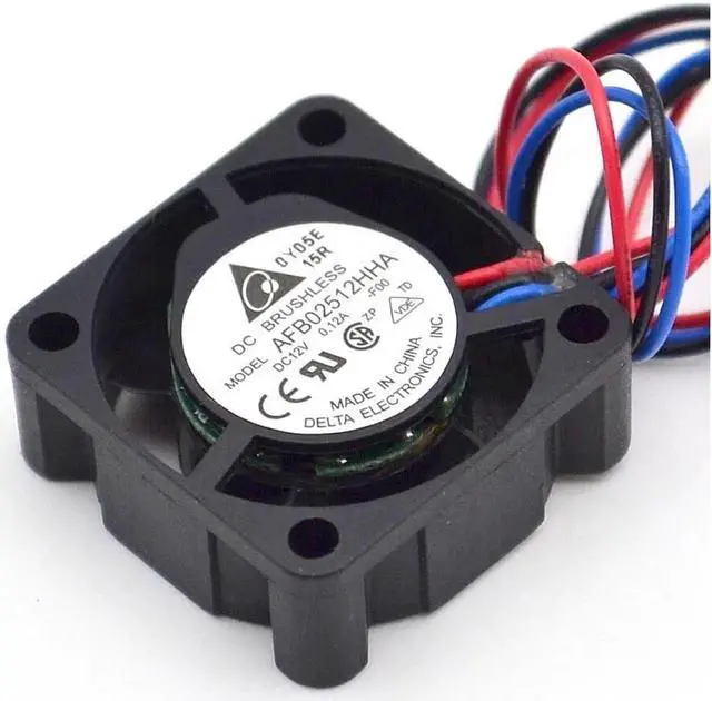 Alt view image 4 of 6 - Delta fan AFB02512HHA 2.5CM12V 0.12A cooling Fan 2wire or 3wire For SUN 370-5126 V240 V210 P\/N:3705126-01 25x25x10 mm
