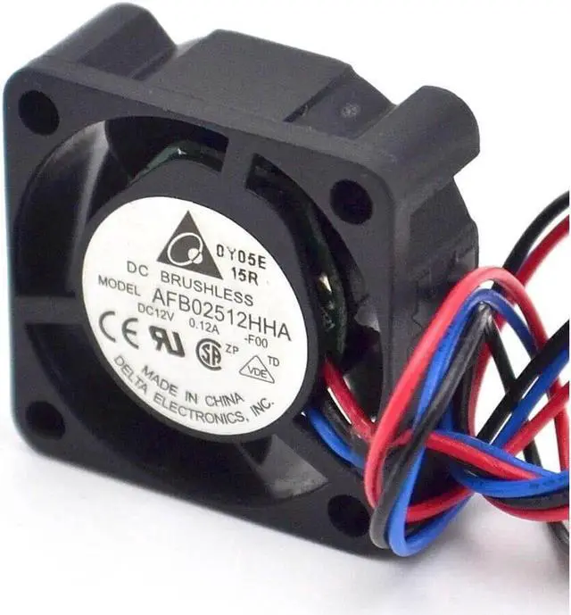 Alt view image 2 of 6 - Delta fan AFB02512HHA 2.5CM12V 0.12A cooling Fan 2wire or 3wire For SUN 370-5126 V240 V210 P\/N:3705126-01 25x25x10 mm