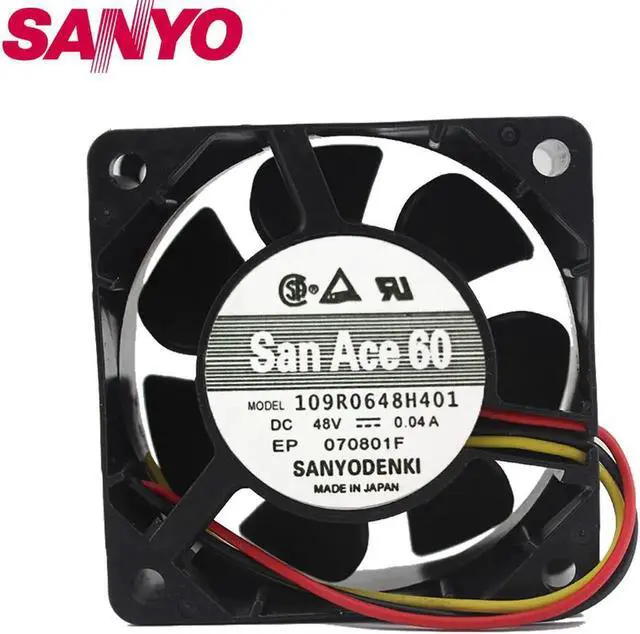 Main image of 0.04A 6025 48V 6CM converter case fan 109R0648H401 cooling fan