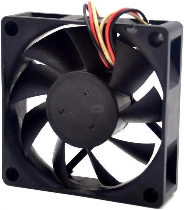 Alt view image 5 of 6 - 2pcs DA07020R12U 7020 7cm 70x70x20mm Server Square Fan DC 12V 0.7A cooling fan