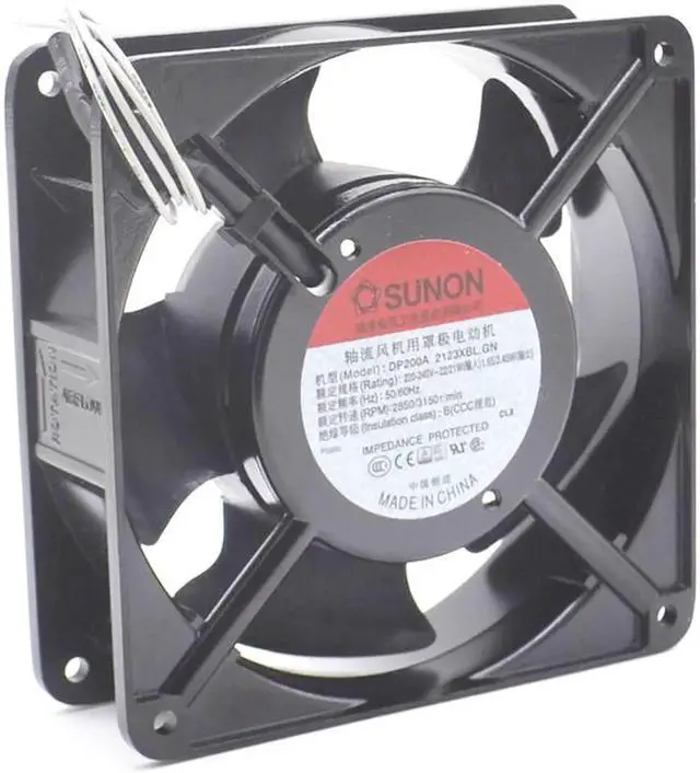 Alt view image 6 of 6 - control cabinet cooling fan DP200A 2123XBL.GN industrial equipment axial fan 120 * 120 * 38mm