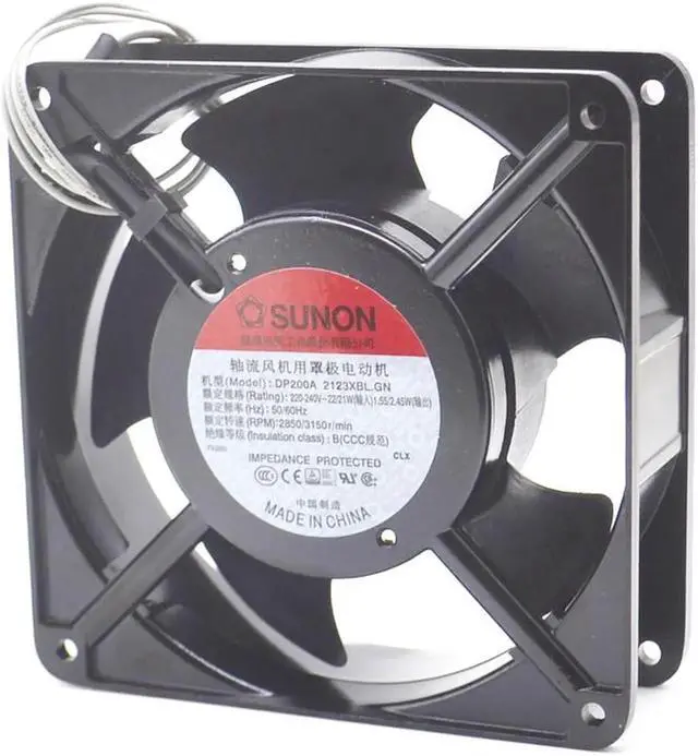 Alt view image 4 of 6 - control cabinet cooling fan DP200A 2123XBL.GN industrial equipment axial fan 120 * 120 * 38mm