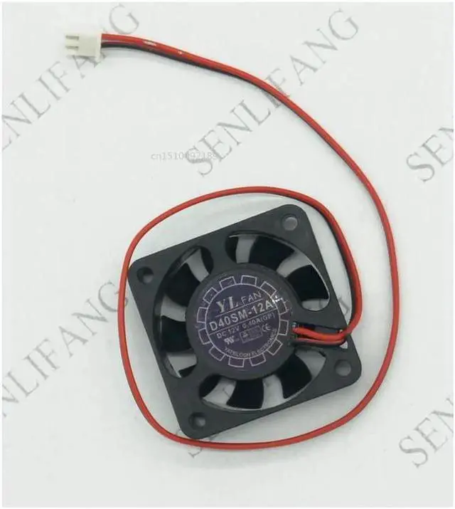 Main image of For Y.L FAN D40SM-12A DC 12V 0.08A 40x40x10mm 2-wire Server Cooler Fan