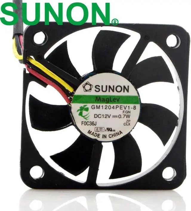 Main image of 2pcs GM1204PEV1-8 4007 4CM 40*40*7MM 0.7W mute thiness fan only 0.7mm micro inverter server pc case fan