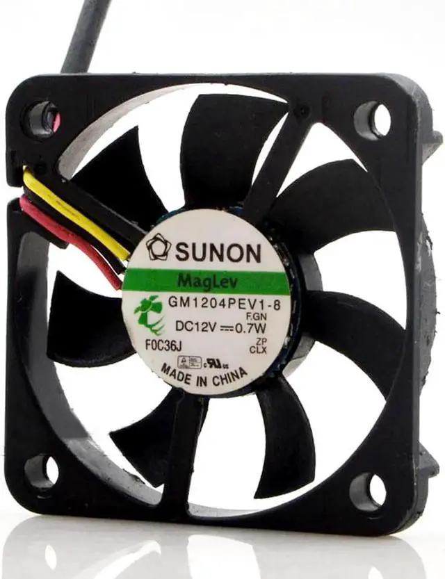Alt view image 2 of 2 - 2pcs GM1204PEV1-8 4007 4CM 40*40*7MM 0.7W mute thiness fan only 0.7mm micro inverter server pc case fan