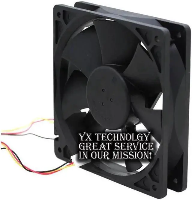 Alt view image 4 of 6 - Delta For 12CM AFB1212VH-BL3V fan 12025 12V 0.60A 3lines dedicated fan for 120*120*25mm