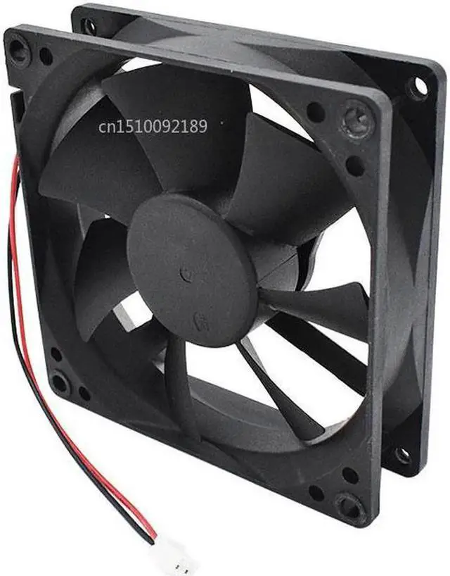 Alt view image 2 of 2 - For Y.L FAN D90SL-12 DC 12V 0.14A 92x92x25mm 2-wire Server Square Fan