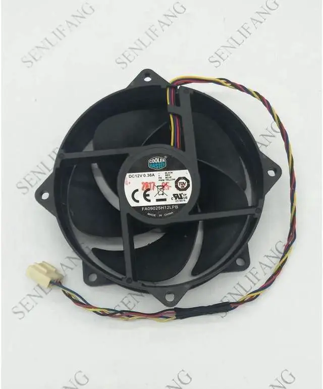 Main image of FOR Authentic 9025 9CM 12V 0.36A FA09025H12LPB Circular CPU Fan 4-wire Temperature Controlled Mute Fan