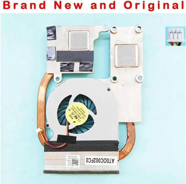 Main image of New original cpu cooling cooler For D.ell VOSTRO 3560 V3560 Cooling heatsink Fan 06HNV7 6HNV7 AT0OC002FC0 DFS501105FQ0T FB93
