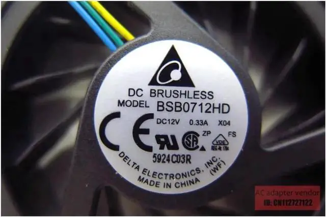 Alt view image 3 of 5 - New Replace FOR L.ENOVO ideacenter B500 B505 B510 B50r1 Graphics card fan and CPU fan 1 pair 2 fans