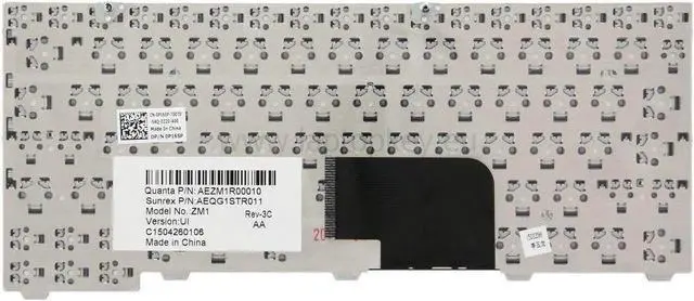 Alt view image 3 of 5 - Aomoproing Replacment keyboard for Dell LatituDE 2110 2100 2120 L2100 /DE174-US