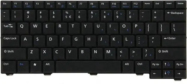 Alt view image 2 of 5 - Aomoproing Replacment keyboard for Dell LatituDE 2110 2100 2120 L2100 /DE174-US