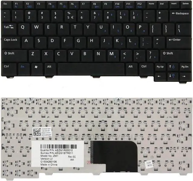 Main image of Aomoproing Replacment keyboard for Dell LatituDE 2110 2100 2120 L2100 /DE174-US