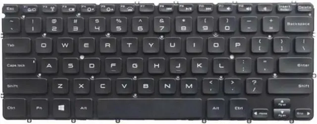 Alt view image 2 of 5 - Aomoproing Keyboard for Dell XPS 13 L321 L322 L322X XPS 12 L221 0MH2X1 P20S US Backlit