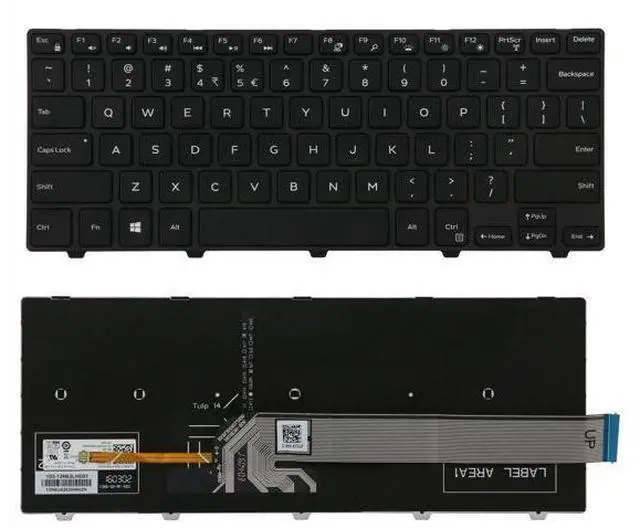 Main image of Aomoproing Replacment keyboard for Dell Inspiron 3000 14 3441 5000 14 5442 7000 7447 /DE303-US