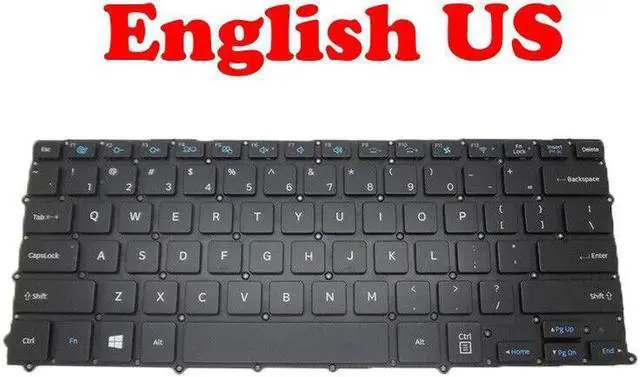 Main image of Aomoproing Keyboard For Samsung NP900X3B NP900X3C NP900X3D 900X3B English US Backlit