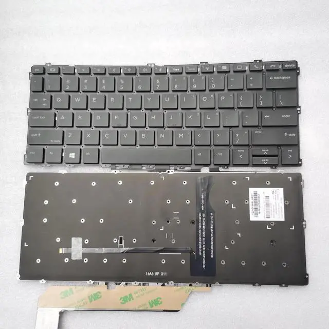Alt view image 2 of 5 - Aomoproing replacement keyboard for HP EliteBook x360 1030 G2 1030 G3 G4 US with Backlit 918018-001