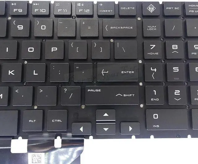 Alt view image 2 of 5 - Aomoproing US Keyboard for HP OMEN 15-dh1087nr 15-dh1059nr 15-dh1019nr Colorful Backlit