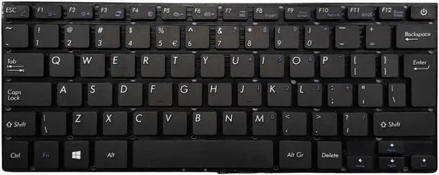 Alt view image 2 of 5 - Aomoproing  US KEYBOARD MEDION AKOYA E4241 E4242 MD62050 MD62000 MD61950 QWERTY BLACK
