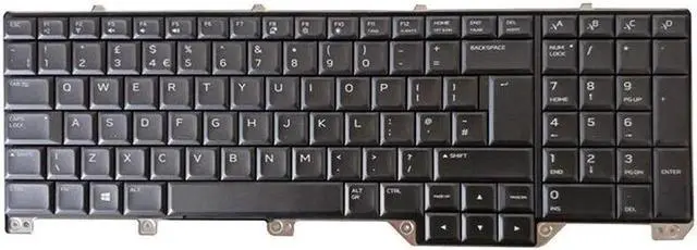 Main image of Aomoproing Laptop Keyboard For Alienware Area-51m A51M English US Black With Backlit