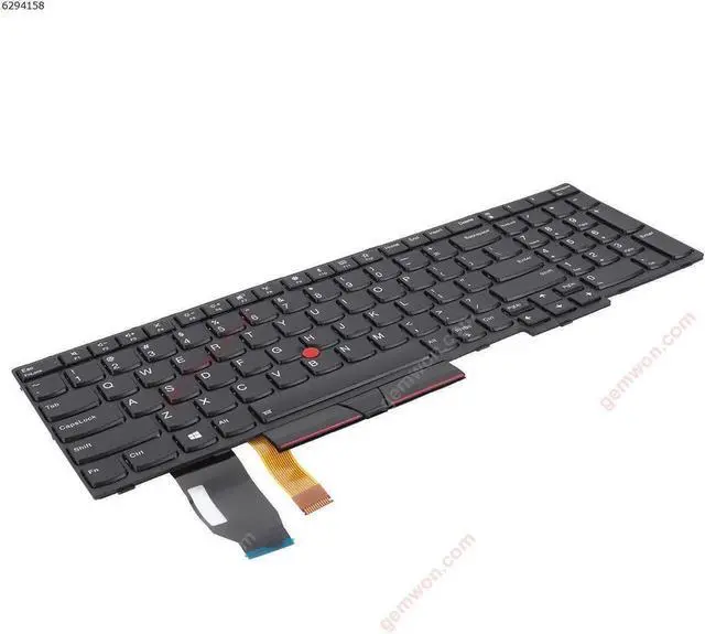 Alt view image 3 of 5 - Aomoproing Keyboard for IBM E580 BLACK With Point Stick Backlit PK131672A24 CMNBL-106US