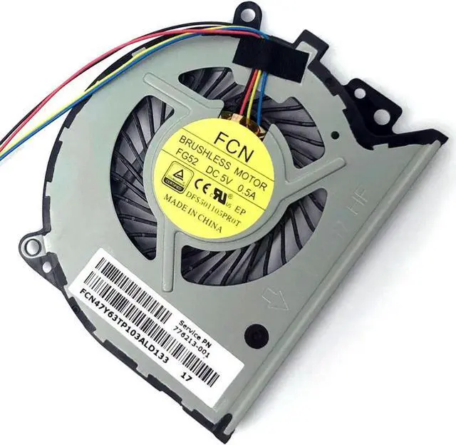 Alt view image 3 of 5 - Aomoproing Cpu cooling fan for HP ENVY X360 15-U SERIES 776213-001